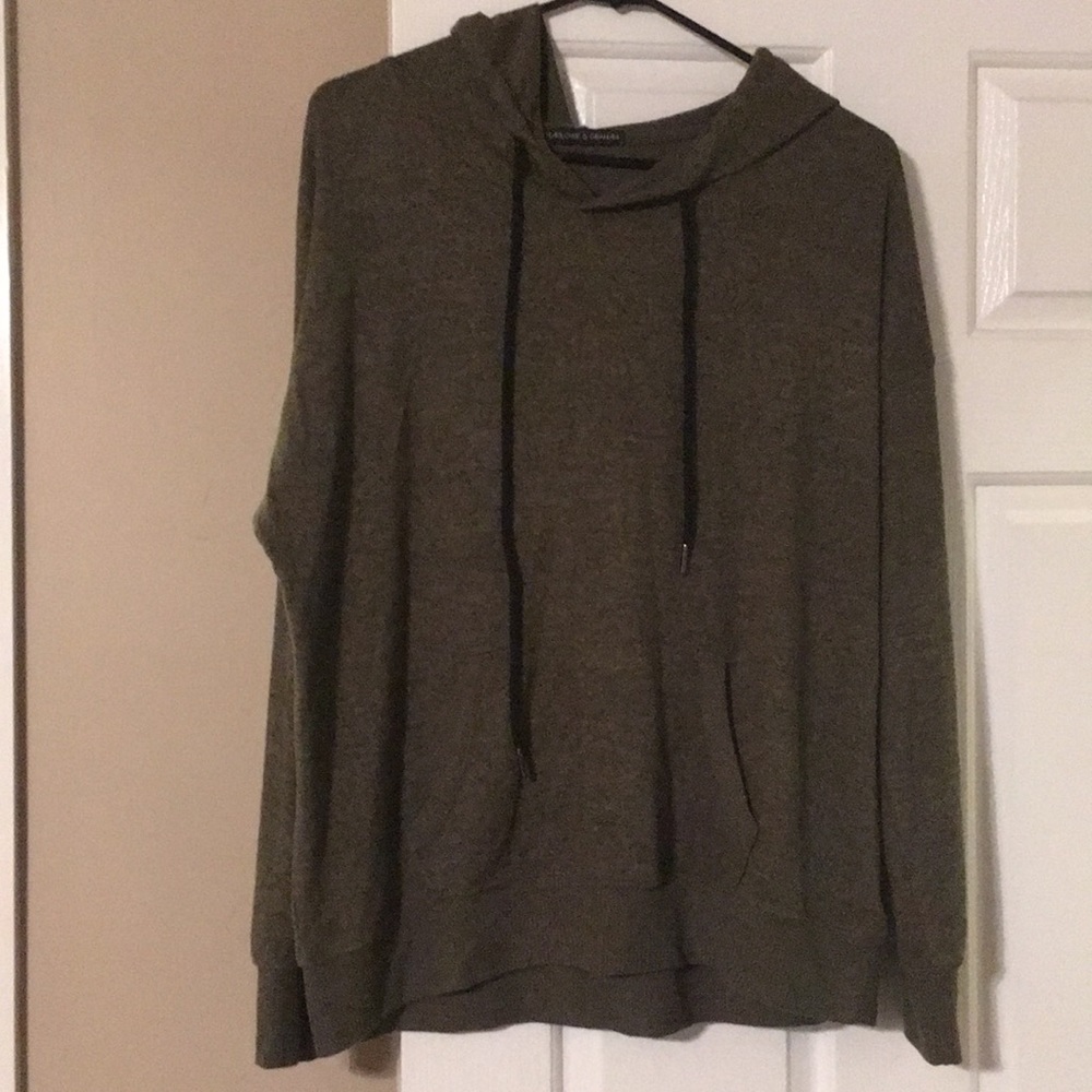 Harlowe & Graham hooded sweatshirt